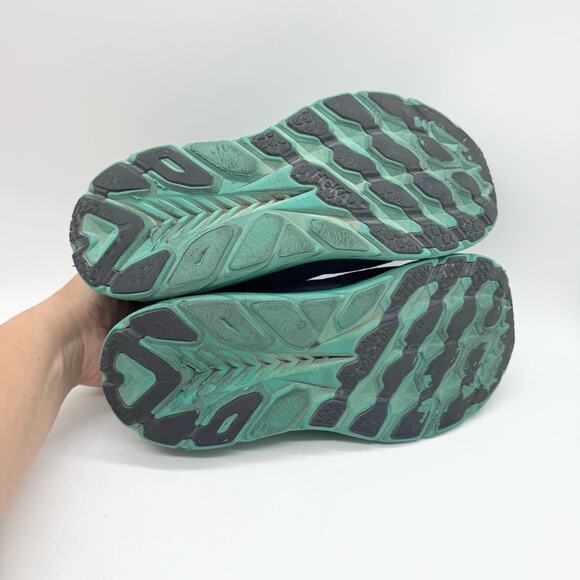HOKA Clifton 8 Running Shoe In Outer Space Atlantis Size 7.5B Outdoor Athletic - Picture 10 of 13